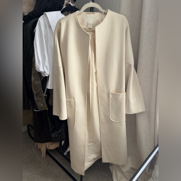 H&M Jackets & Blazers - H&M Elegant Cream Coat